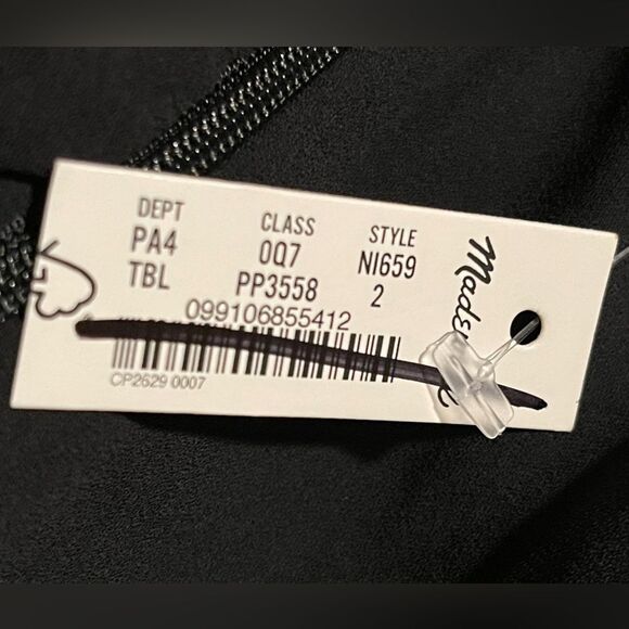 Madewell NWT Amalia Tiered Mini Dress Size 2 in Pampas Blooms - Picture 7 of 7